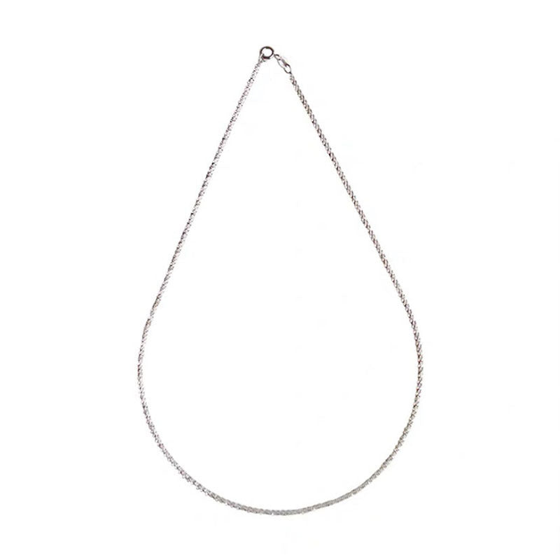 S925スターリングシルバーの輝くネックレス