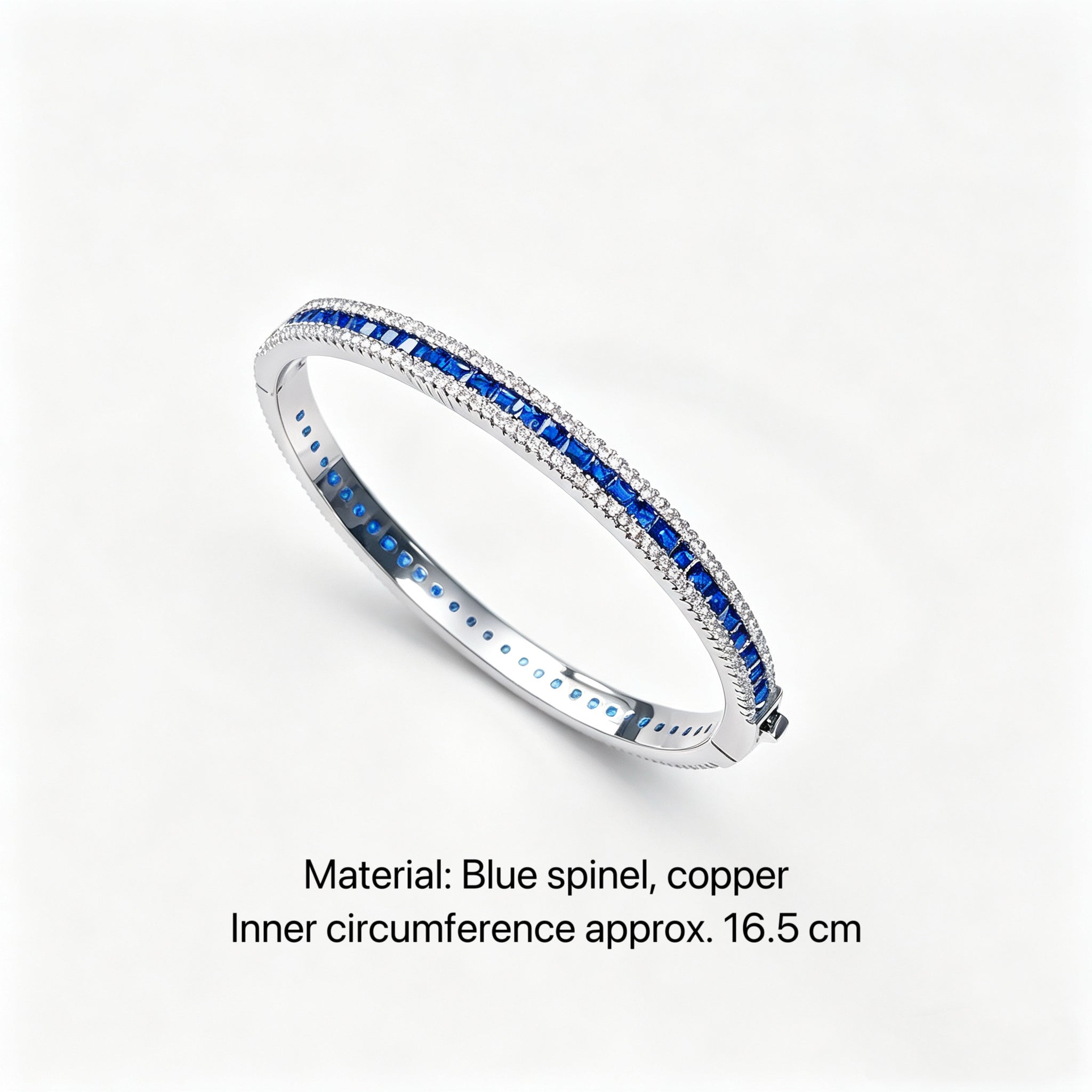 Luxury Blue Spinel & Zircon Bracelet – Rosia Jewelry