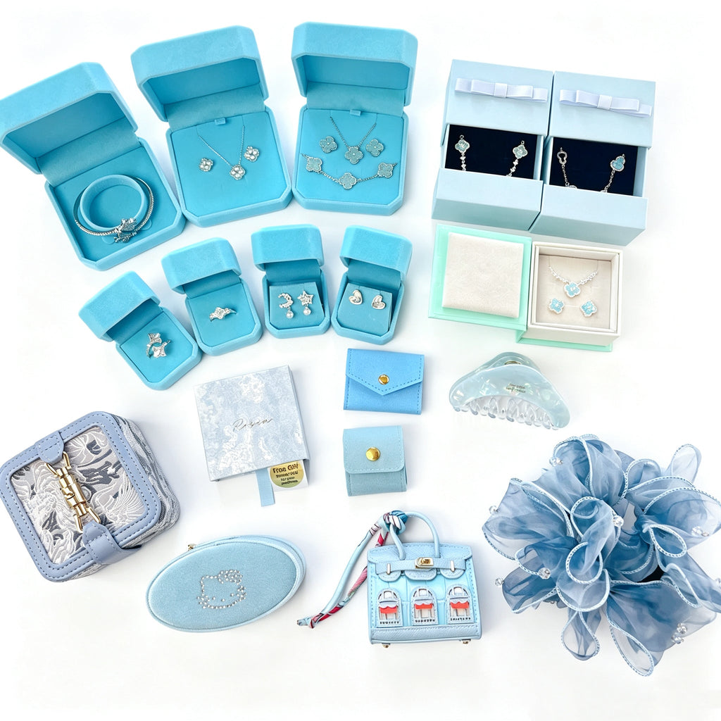 Blue Four Leaf Clover Curated Set