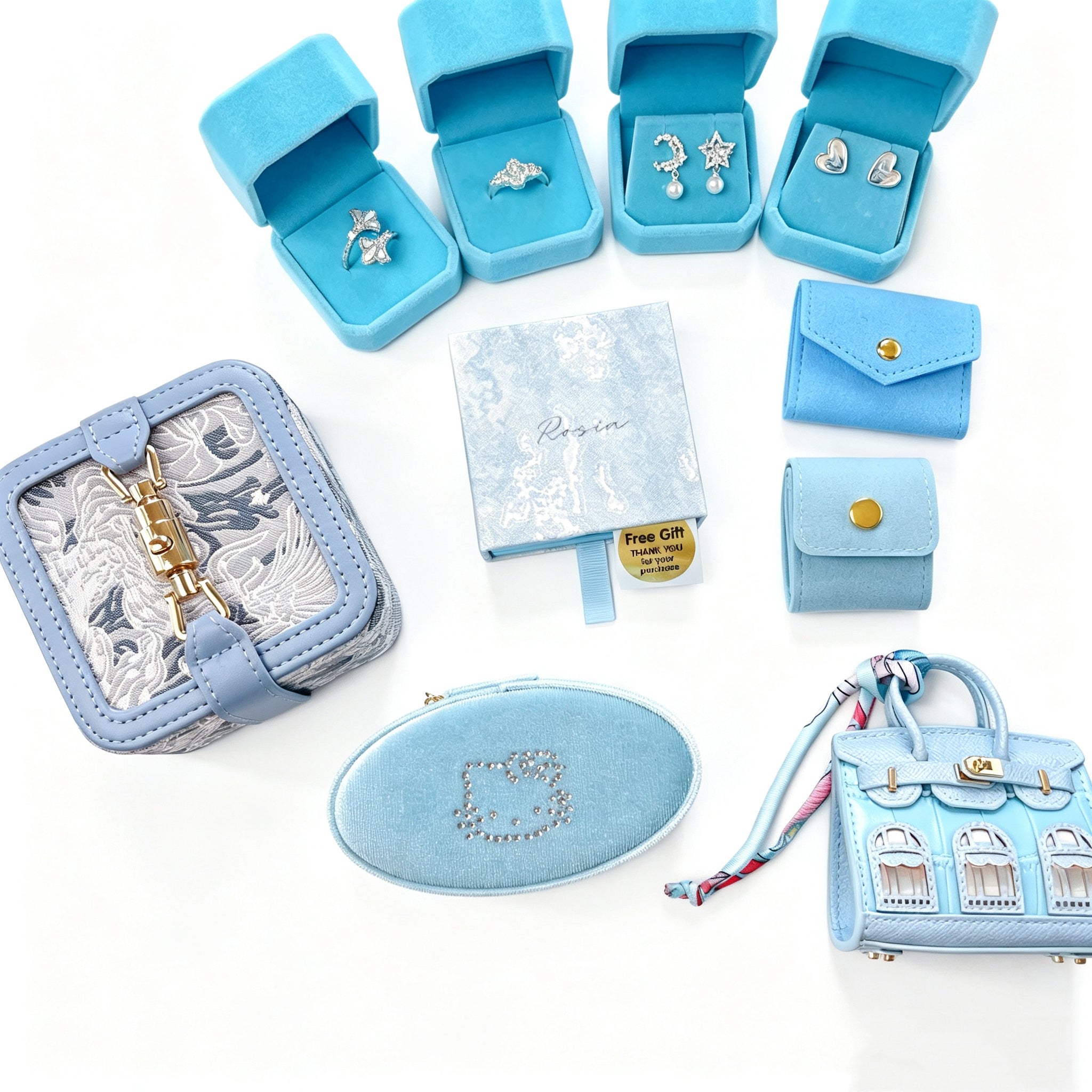 Blue Four Leaf Clover Curated Set