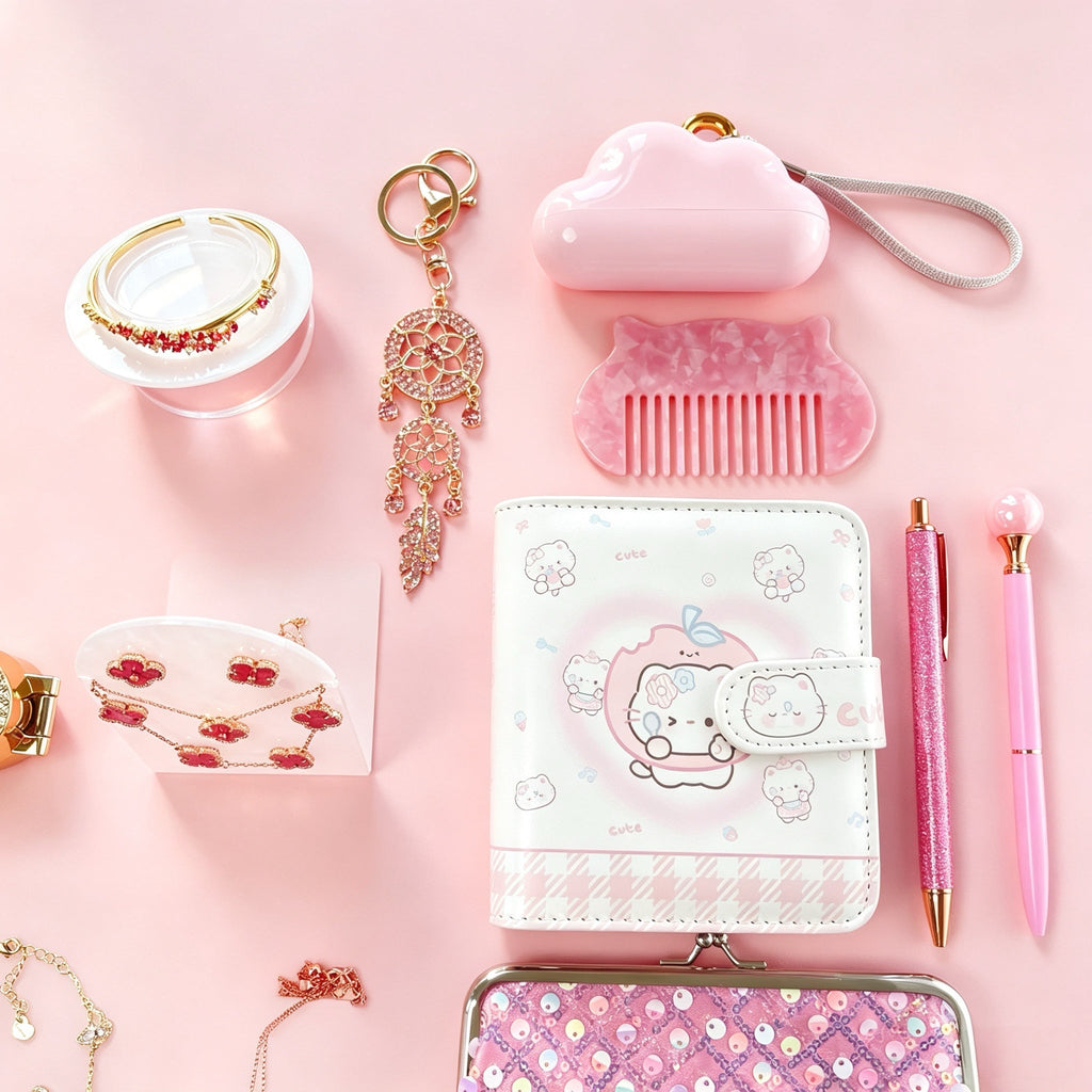 Pink Jewelry & Gift Curated Set