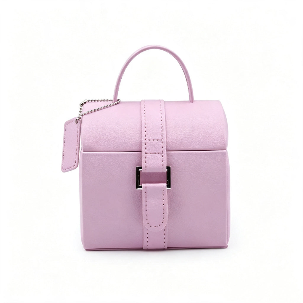 Double‑Layer Pu Leather Jewelry Case