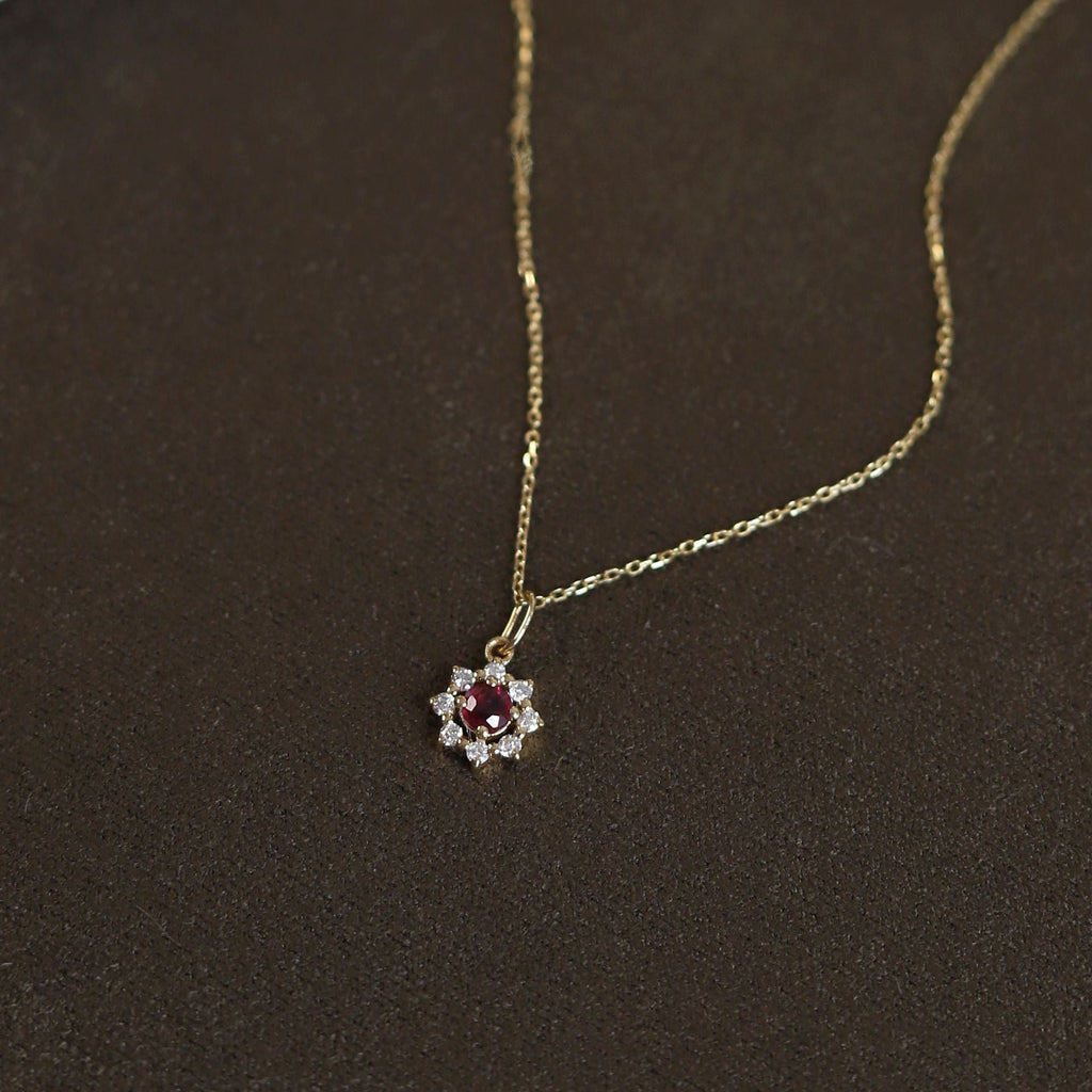 S925 Silver Plated 18k Gold Small Sun Necklaces