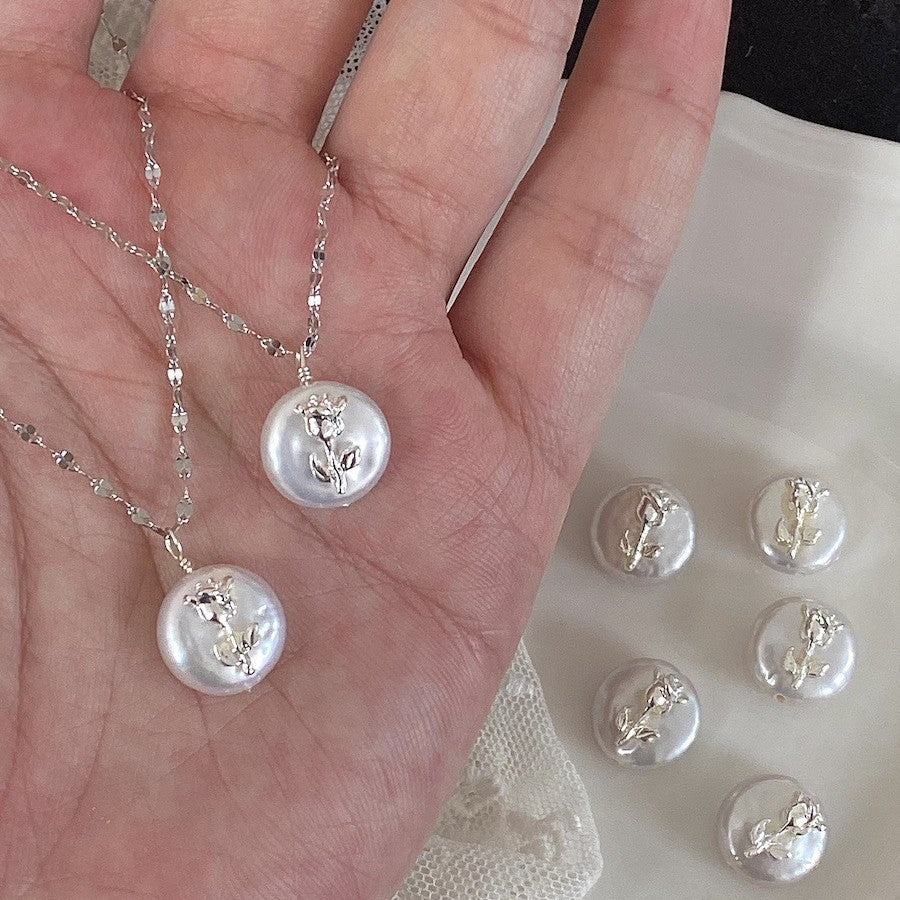 バロックパールS925スターリングシルバーネックレス