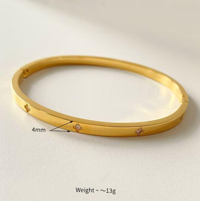 Stackable Irregular Texture Love Bracelet suit