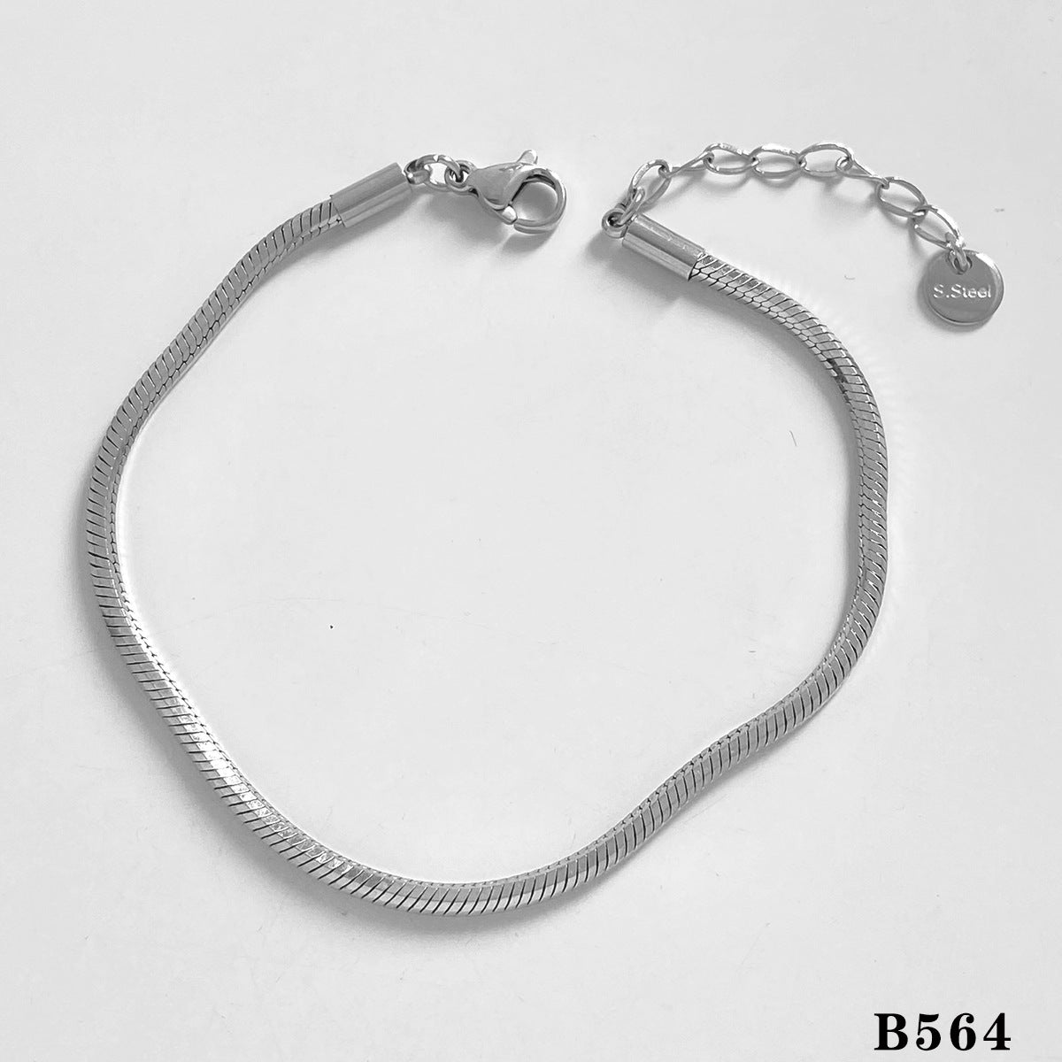 Octagonal Snake Bone Chain bracelet suit