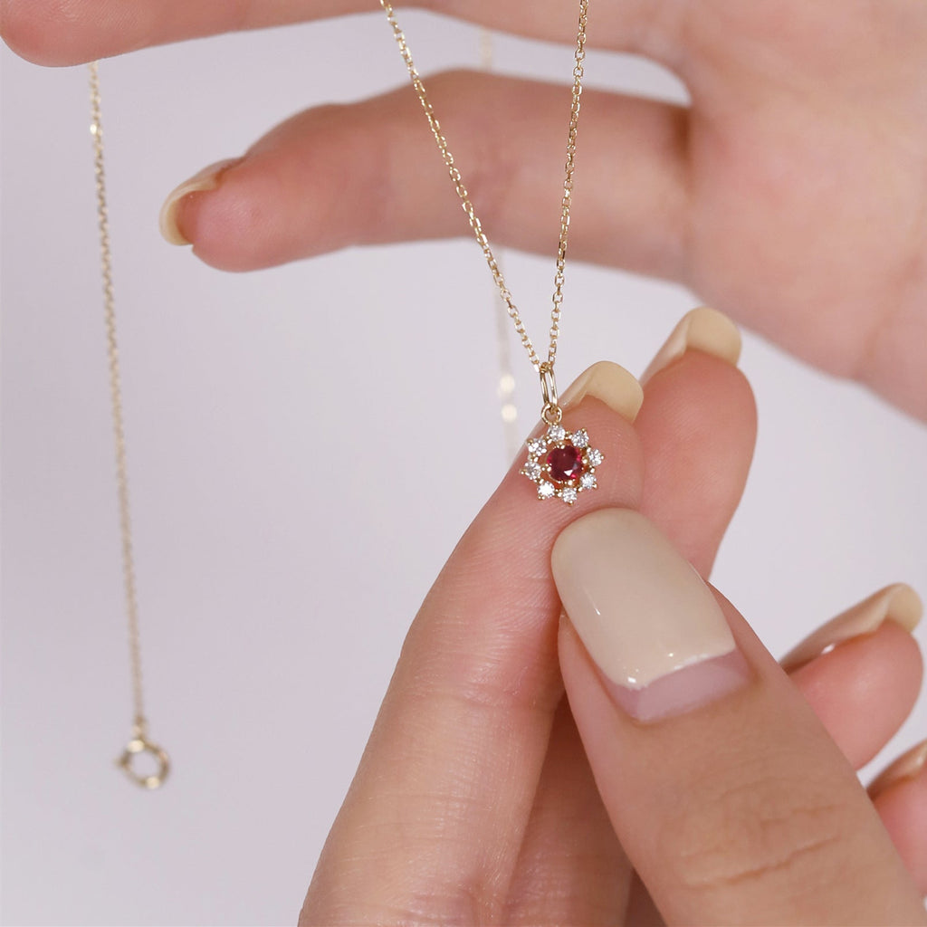 S925 Silver Plated 18k Gold Small Sun Necklaces